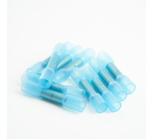 Гильза соединительная изолированная термоусаживаемая STEKKER LD300-1525 сечение 1,5-2,5мм2, 27A, голубой (DIY упак 10шт)