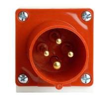 Вилка угловая ST-514 16А 380В 3P+PE IP44, PPG16-514-44, Stekker