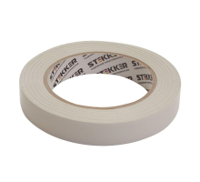 Скотч двусторонний на полипропиленовой основе Stekker INTP6-18-30 18мм*30м, прозрачный, белая подложка 39148