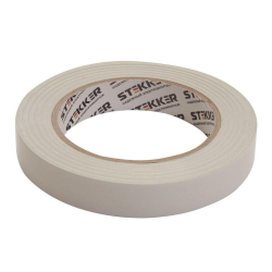 Скотч двусторонний на полипропиленовой основе Stekker INTP6-18-30 18мм*30м, прозрачный, белая подложка 39148