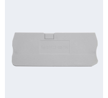 Торцевая заглушка для ЗНИ LD574 2,5 мм² (JXB PT 2,5), серый LD583-1-25