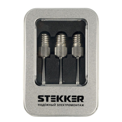 Набор сменных жал для беспроводного паяльника PLE801-08, 3 шт APL7-801-3 50411