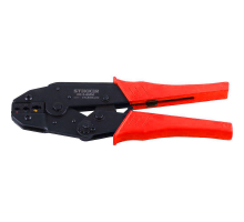 Кримпер STEKKER CTLS006-230 для обжима гильз и наконечников 0,5-6мм2, красный