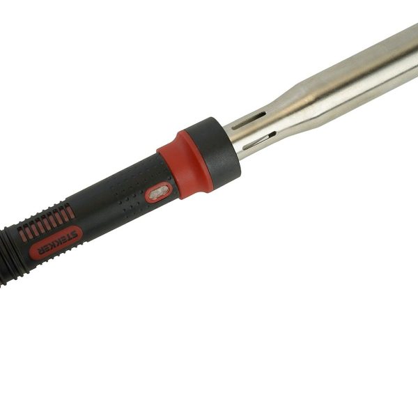 Паяльник с индикатором 200W, нихромовый нагреватель, долговечное жало, 230В, Stekker PLE301-200 49813