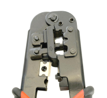 Кримпер STEKKER CTLS007 для обжима RJ разъемов RJ-45 (8P8C), RJ-12 (6P6C) и RJ-11 (6P4C и 6P2C), черный, красный