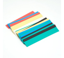 Набор термоусадочных трубок STEKKER HSHT-840-10M, длина 10 см., коэф. усадки 2:1, мультиколор (21шт в упаковке)