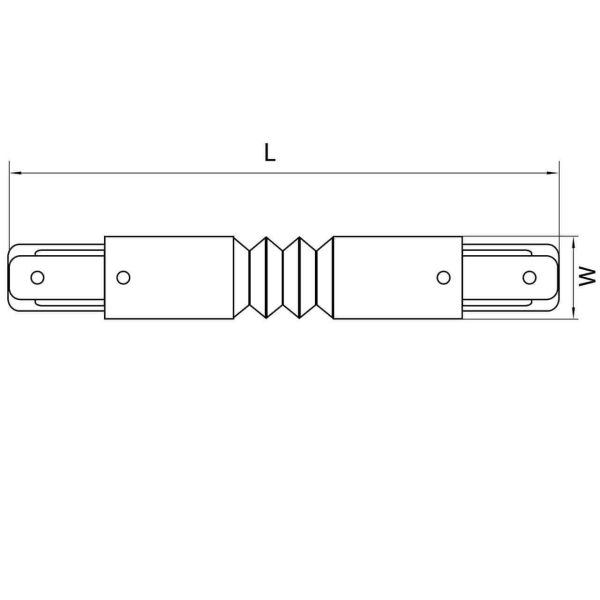 Коннектор гибкий Lightstar Barra 502159