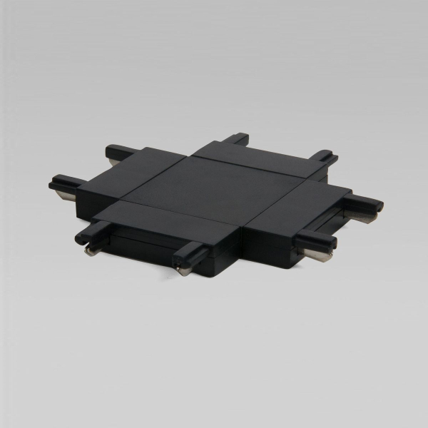Соединитель четырёхсторонний для накладного шинопровода Elektrostandard Flat Magnetic 85003/00 черный a063738