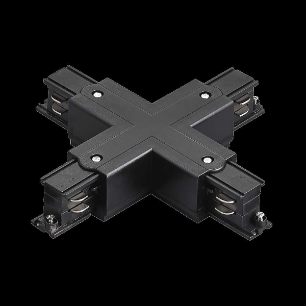 Соединение крестовое с подводом питания к треку 5040xx-(F)/(R) Quattro Lightstar 504147-FR