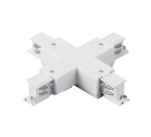 Соединение крестовое с подводом питания к треку 5040xx-(F)/(R) Quattro Lightstar 504146-FR