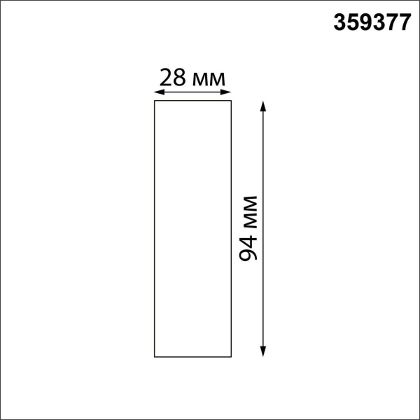 Коннектор прямой Novotech Konst Glat 359377