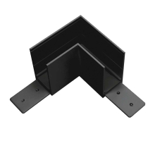 Соединитель PRO L-образный горизонтальный Teta Lightstar 505127-ALU