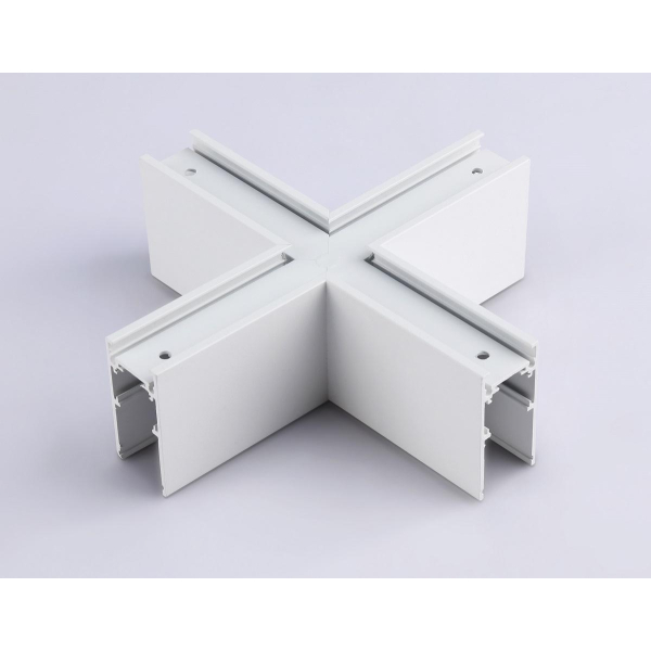 Коннектор X-образный для накладного шинопровода Ambrella light Track System Magnetic GL3375 Коннектор X-образный для накладного шинопровода Ambrella light Track System Magnetic GL3375