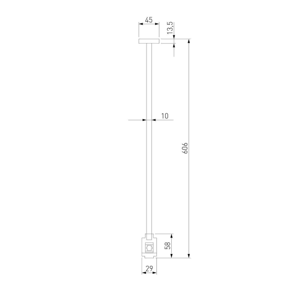 Декоративная стойка с вводом питания Elektrostandard Esthetic Magnetic 85148/00 a065444