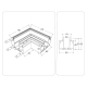 Коннектор L-образный встраиваемый Ambrella Light Track System Magnetic 220V GL1046