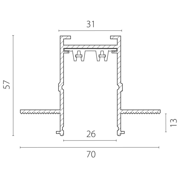 Трек PRO 220V, 3 метра Teta Pro Lightstar 505236
