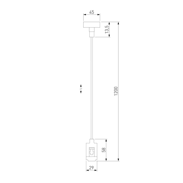 Подвесной комплект с вводом питания Elektrostandard Esthetic Magnetic 85154/00 a065438