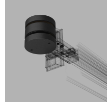 Коннектор круглый для накладного шинопровода Elektrostandard Slim Magnetic 85010/00 черный a063966