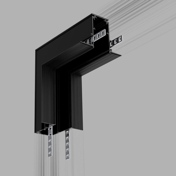 Коннектор угловой для встраиваемого шинопровода Elektrostandard Slim Magnetic 85093/11 a062188