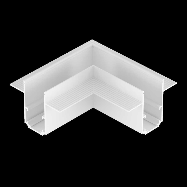 Соединитель угловой горизонтальный для встраиваемого трека 509226 Uno Lightstar 509246