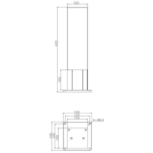 Ландшафтный светильник Deko-Light Socket Tower Puka Mana 733066