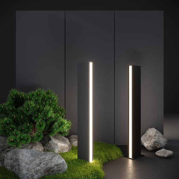 Уличный светодиодный светильник Elektrostandard 1538 Techno Led серый a053317 Уличный светодиодный светильник Elektrostandard 1538 Techno Led серый a053317