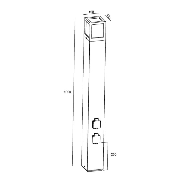 Ландшафтный светильник Deko-Light Facado Socket 733065