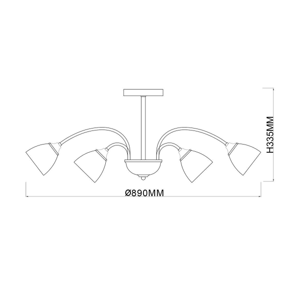 Потолочная люстра Escada Bouquet 1148/12P Потолочная люстра Escada Bouquet 1148/12P