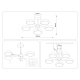 Потолочная светодиодная люстра Ambrella light Comfort LineTech FL4826