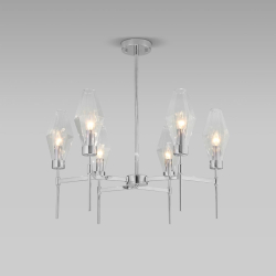Подвесная люстра Eurosvet Prism 60143/6 хром