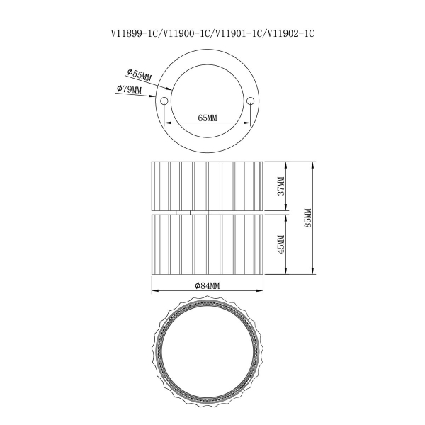 Спот Moderli Cora V11899-1C