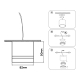 Потолочный светильник Ambrella Light Techno Spot GX Standard tech TN52357