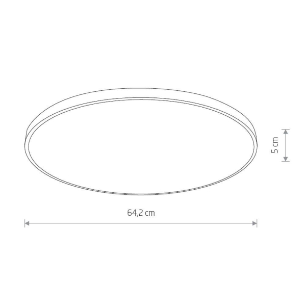 Потолочный светодиодный светильник Nowodvorski Agnes Round Led 8206