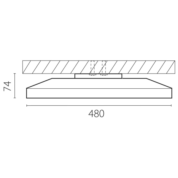 Светильник светодиодный настенно-потолочный Arco Eco Lightstar 225750