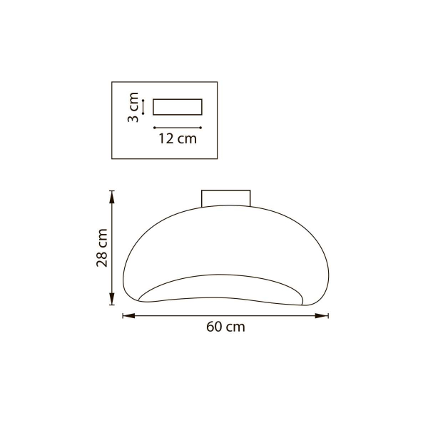 Светильник настенно-потолочный 1xE27 (led) max 12W Sigma Lightstar 611666