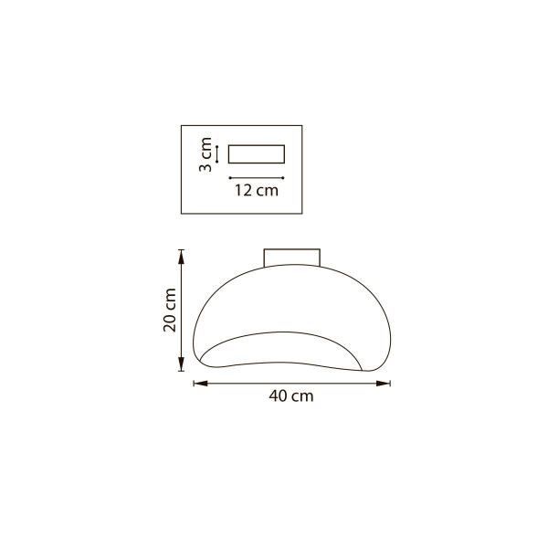 Светильник настенно-потолочный 1xE27 (led) max 12W Sigma Lightstar 611646
