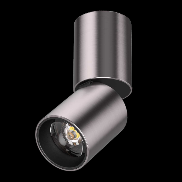 Светильник светодиодный настенно-потолочный 5W 250Lm 38G 3000/4000/6000K, никель Volta CCT Lightstar 227008