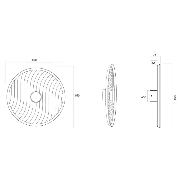 Настенный светильник Mantra Acustic 9442