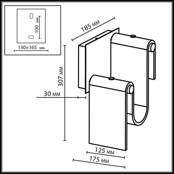 Настенный светодиодный светильник Odeon Light L-Vision Flow 5106/11WL Настенный светодиодный светильник Odeon Light L-Vision Flow 5106/11WL