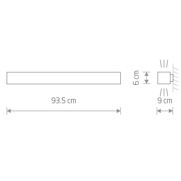 Настенный светильник Nowodvorski Soft Wall Led 90x6 7548