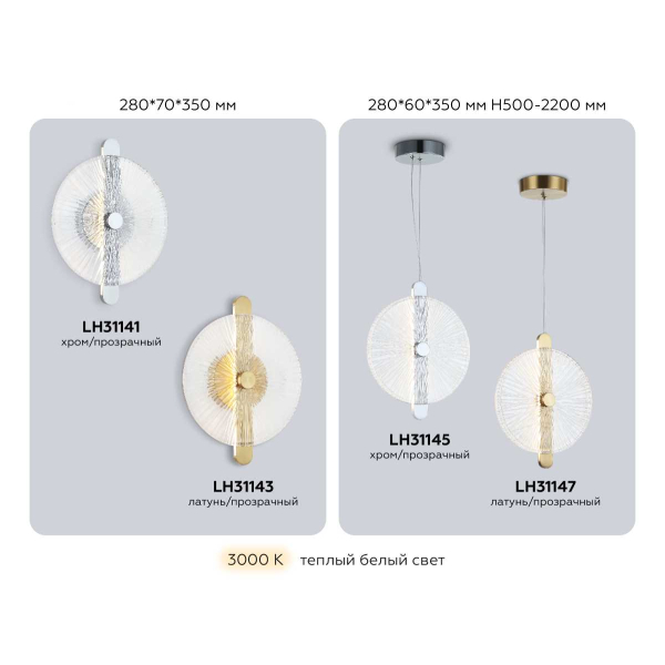 Настенный светильник Ambrella light High light LH31141