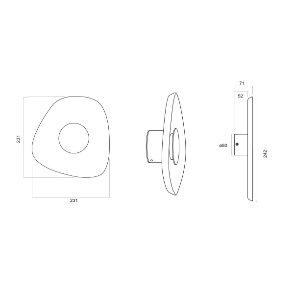 Настенный светильник Mantra Acustic 9443
