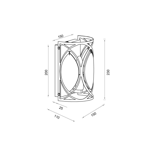 Настенный светильник Vele Luce Angela VL3153W01 Настенный светильник Vele Luce Angela VL3153W01