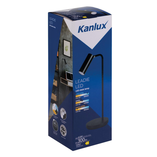 Настольная светодиодная лампа Kanlux LEADIE LED B 35291 Настольная светодиодная лампа Kanlux LEADIE LED B 35291
