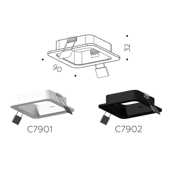 Корпус светильника Ambrella light DIY Spot C7902