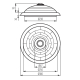 Корпус для потолочного светильника Kanlux GL-FOGLER DL-240O 18125