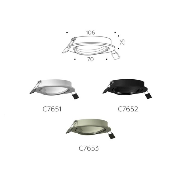 Корпус светильника Ambrella light DIY Spot C7652