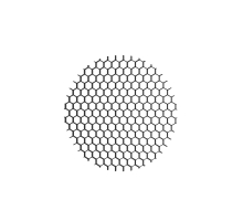 Антибликовая решетка Denkirs Net DK1500-BK