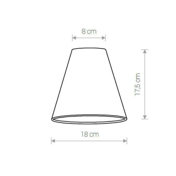 Абажур Nowodvorski Cameleon Cone S 8500