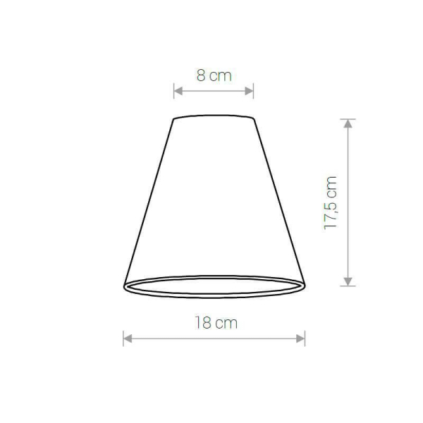 Абажур Nowodvorski Cameleon Cone S 8502 Абажур Nowodvorski Cameleon Cone S 8502